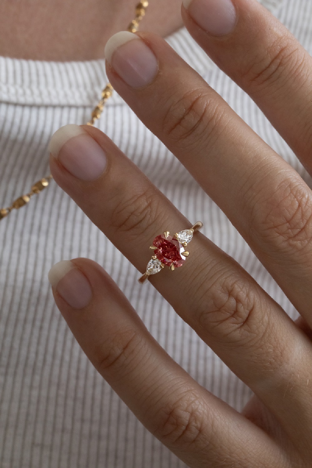 Lab Grown Red Diamond