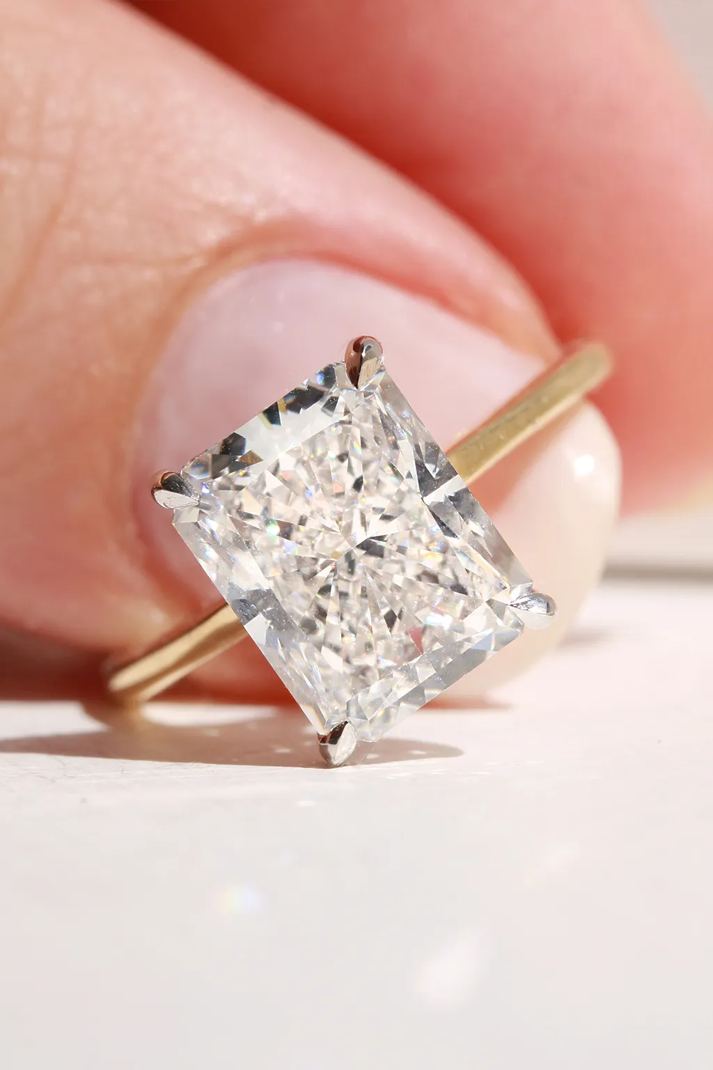 Radiant Cut Diamond Engagement Ring