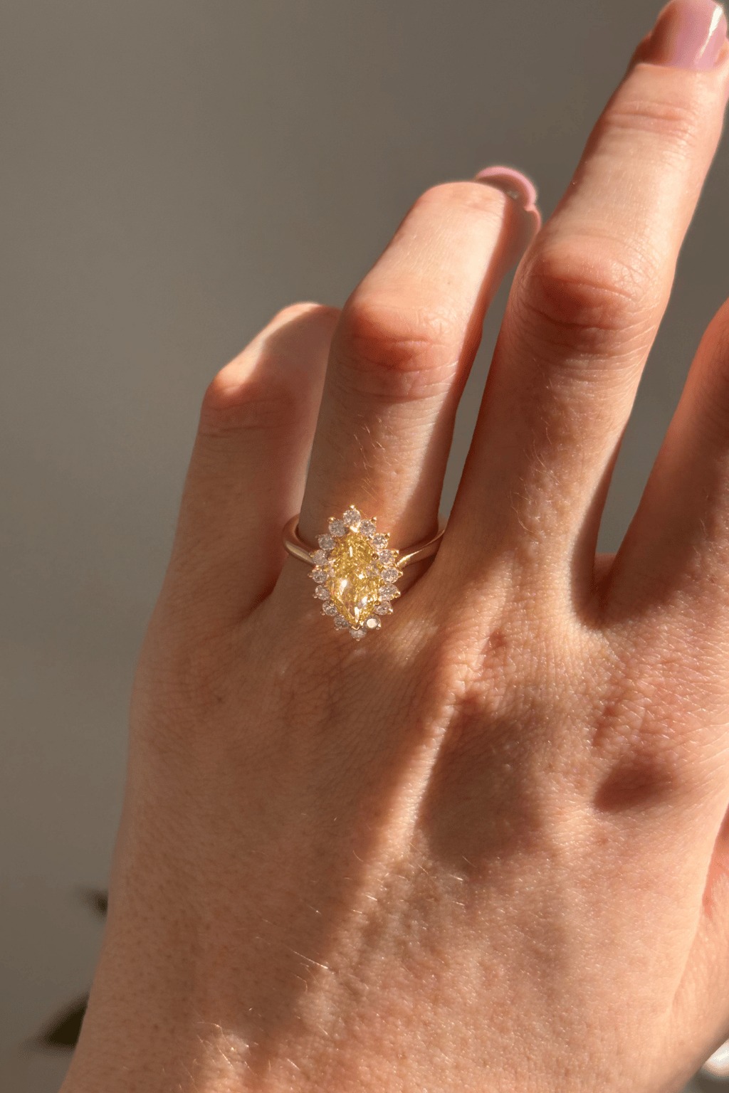 Lab Grown Yellow Diamonds.